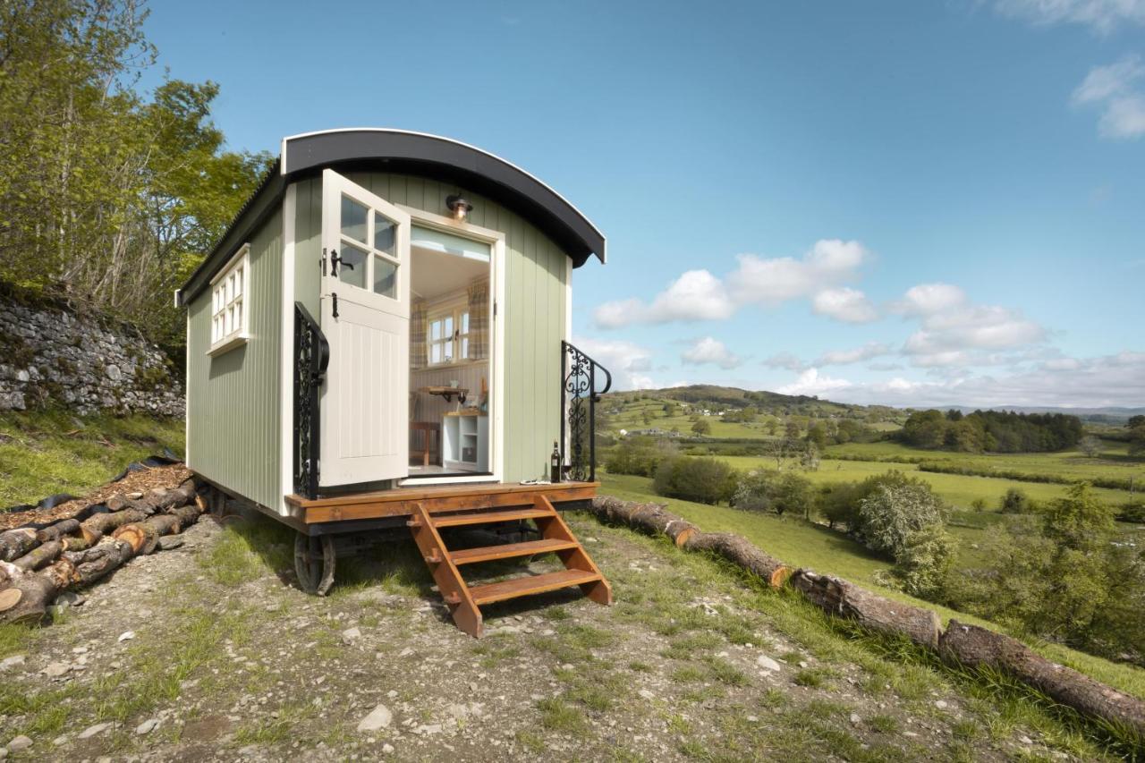 The Heron Shepherds Hut At Lyth Valley Brigsteer Exterior foto